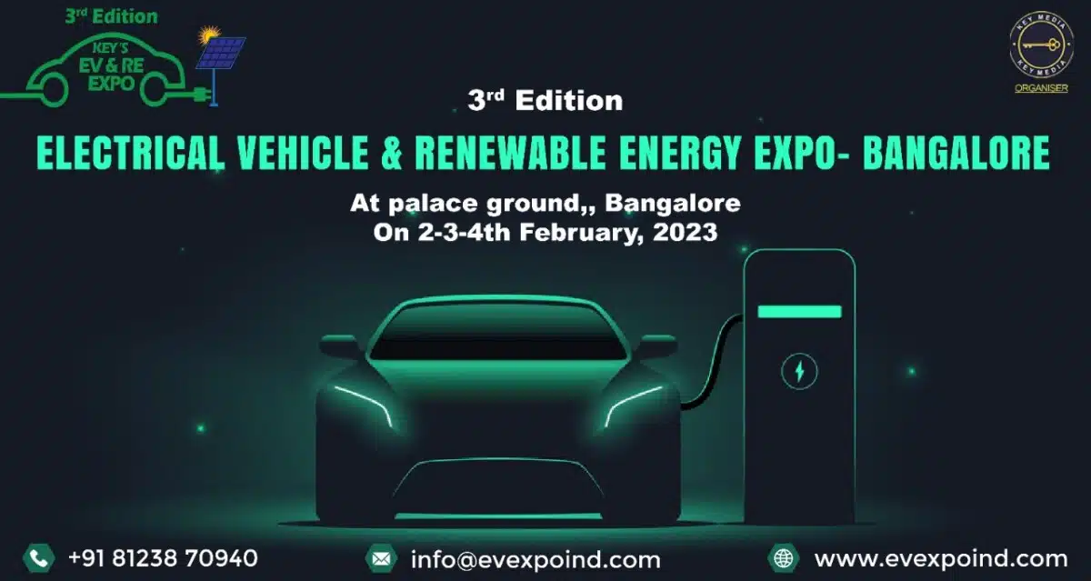 Electric Vehicle & Renewable Energy Expo 2023 Bangalore